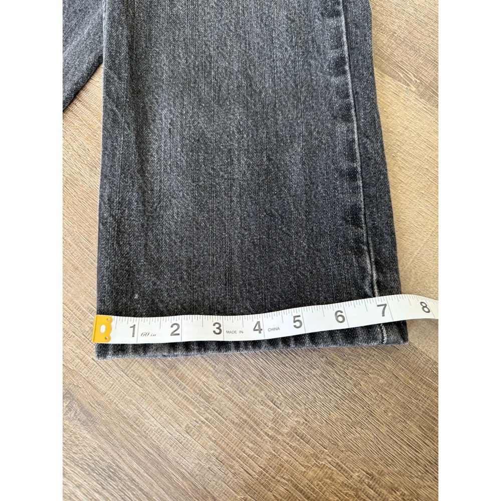 Gucci Uniform Jeans Men Size 48 Black Denim Italy Distressed Straight Leg Casual - Picture 8 of 16